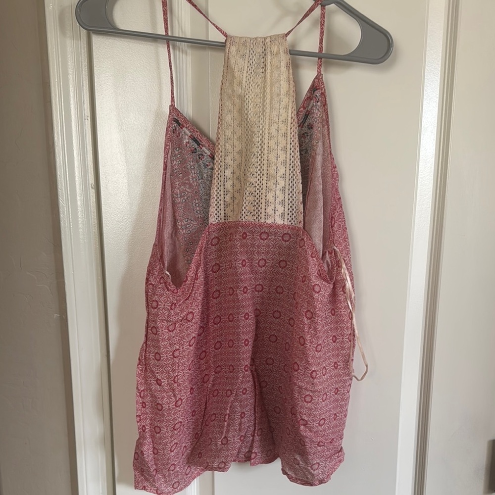Lucky Brand Pink and Gray Asymmetrical Camisole / C43 - Picture 4 of 4